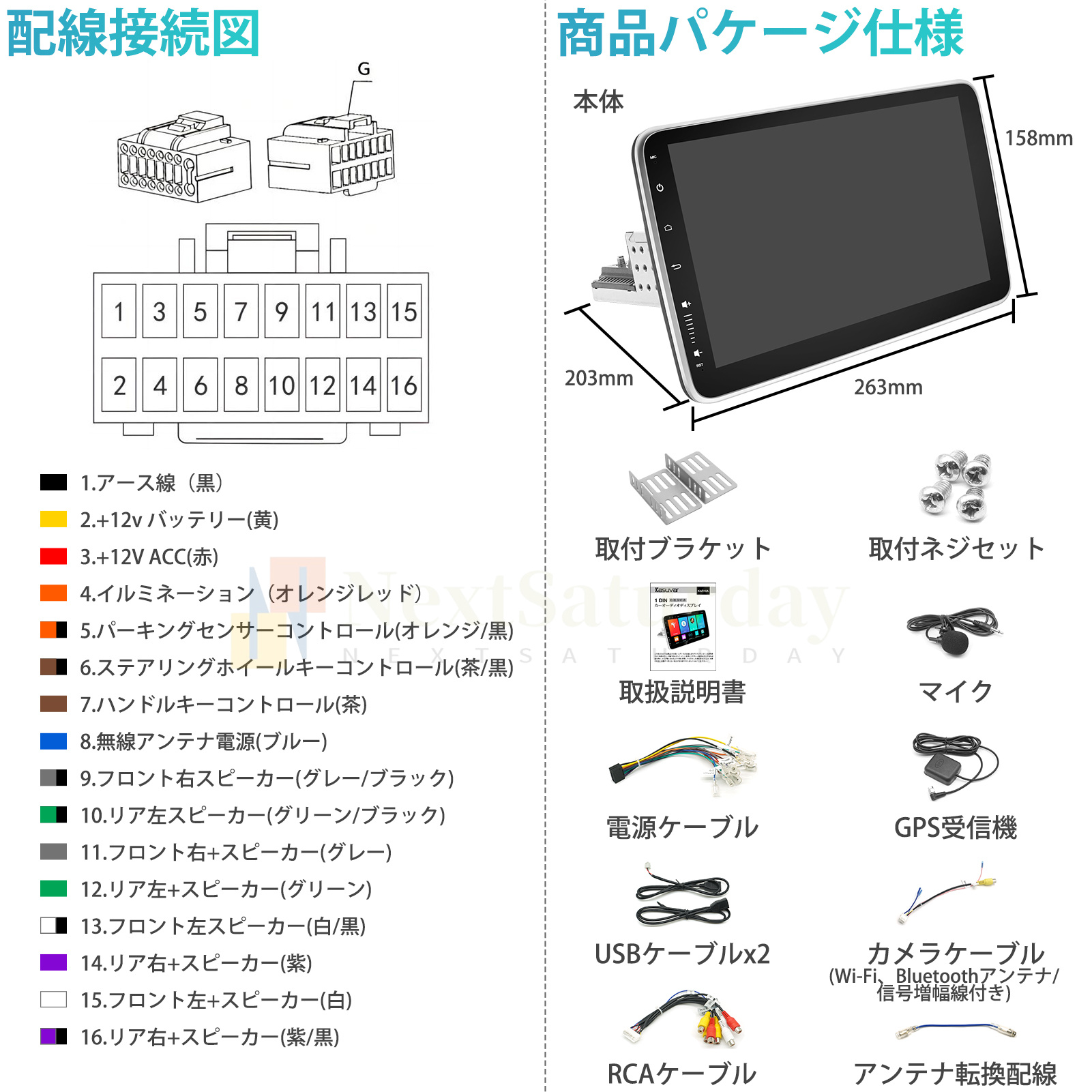 カーオーディオ bluetooth Androidシステム搭載 WIFI USB 有線・無線 