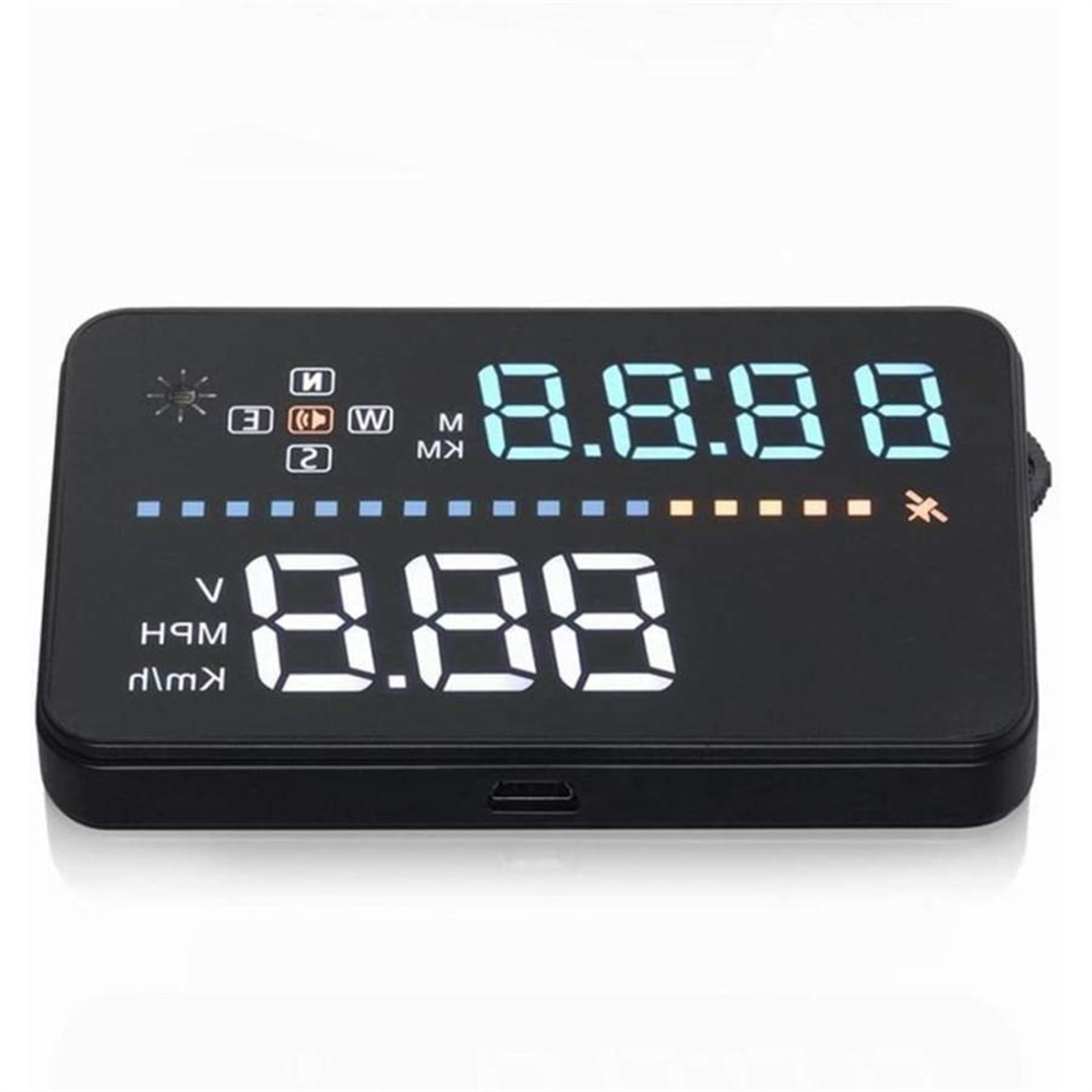 父の日 2023 HUD A3 3.5インチ ユニバーサル GPS マルチカラー スクリーン スピード メーター 時計表示 A3 ヘッドアップディスプレイ