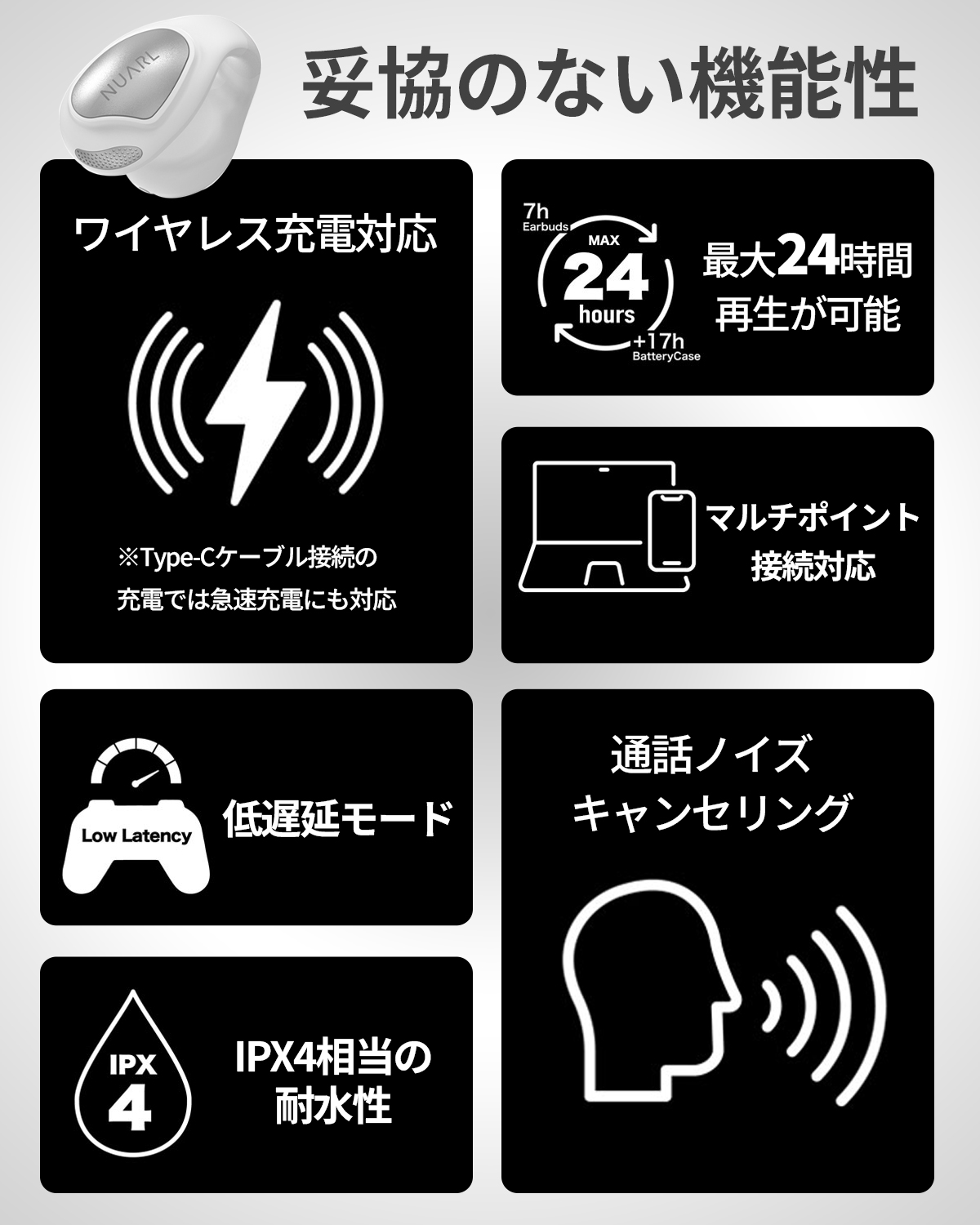 妥協のない機能性