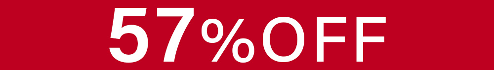57%OFF