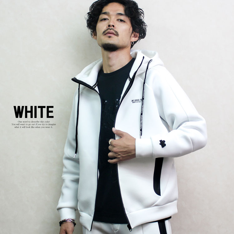 LUXE/R ラグジュ メンズ スウェット ZIPパーカー シンプル