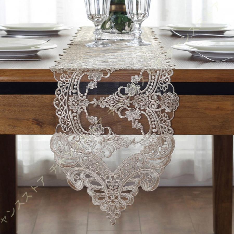 テーブルクロスレース長方形北欧風テーブルセンター食卓飾りヨーロッパスタイルシンプル刺繍レーステーブルランナーレースのテーブルランナー