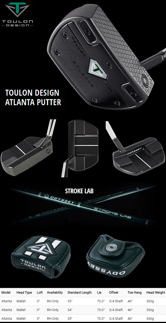 オデッセイ パター 2022 Toulon Design ATLANTA STROKE LAB