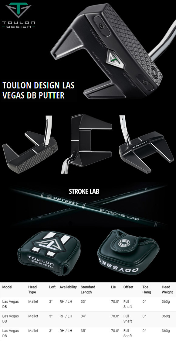 オデッセイ パター 2022 Toulon Design LAS VEGAS DB STROKE LAB