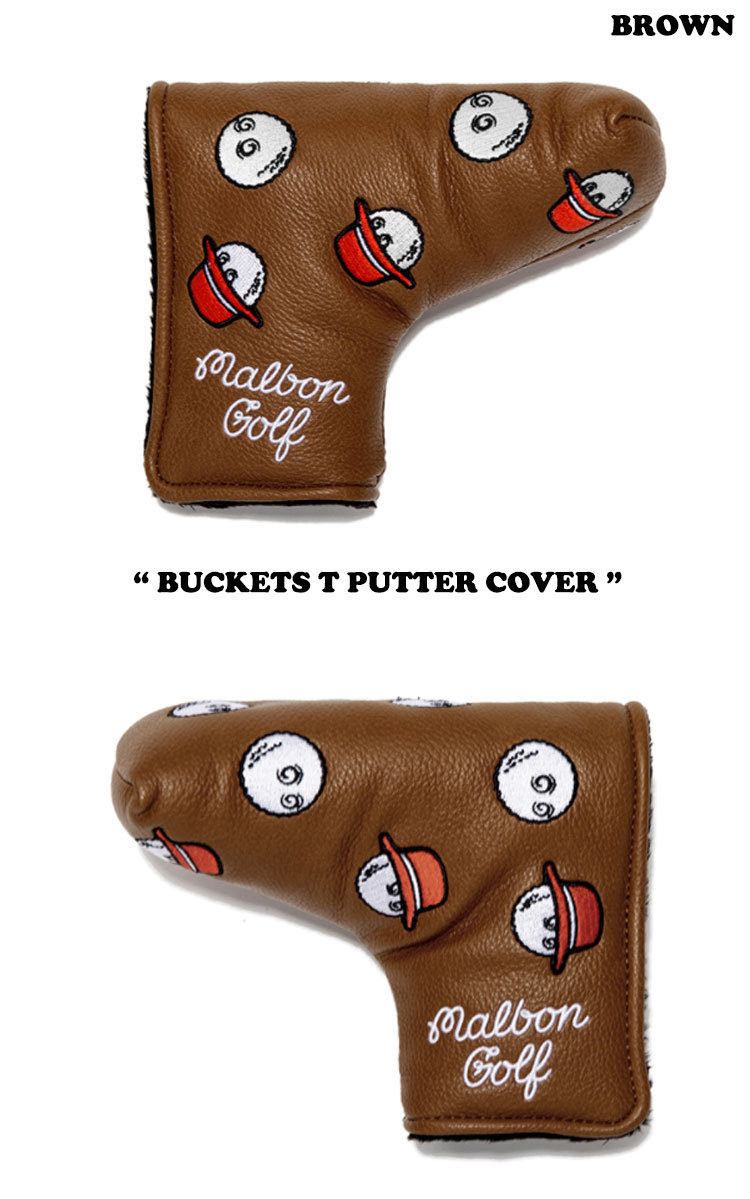 マルボンゴルフ パターカバー MALBON COVER ROSES Tパター カバー T