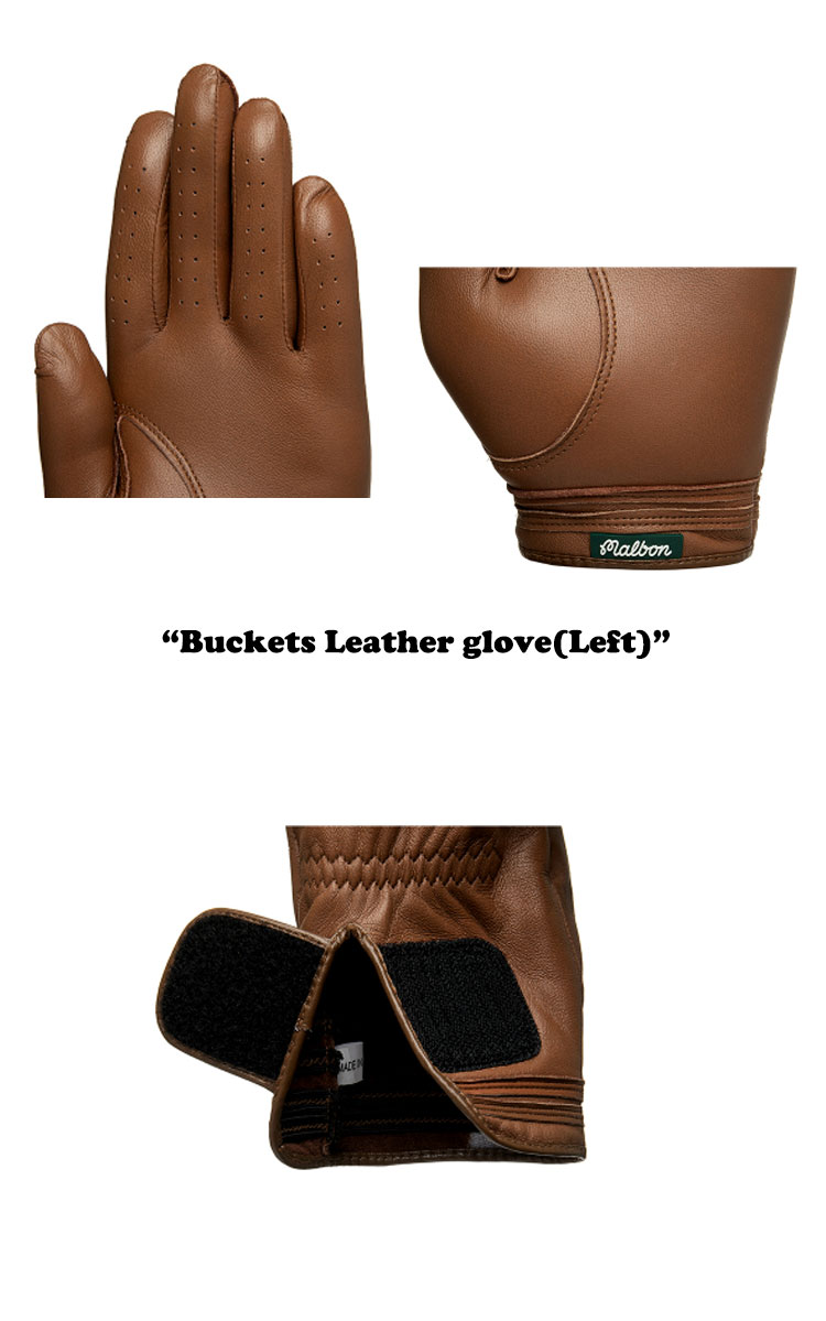 マルボンゴルフ MALBON GOLF メンズ BUCKETS LEATHER GLOVES バケット