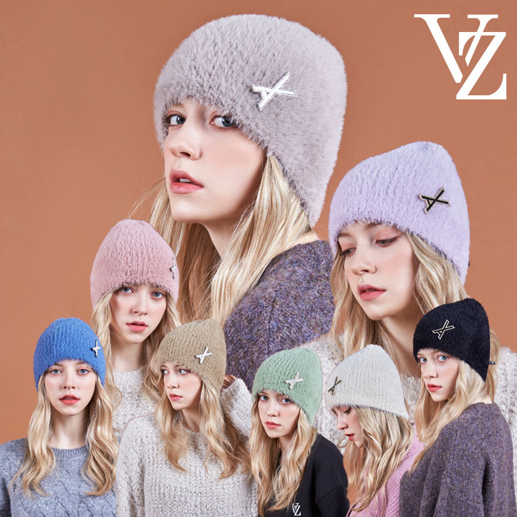 バザール ニット帽 VARZAR 正規販売店 VA Brooch Soft Angora Beanie ブローチ ソフト アンゴラ ビーニー 全8色 varzar884/85/86/87/88/89/90/91 ACC