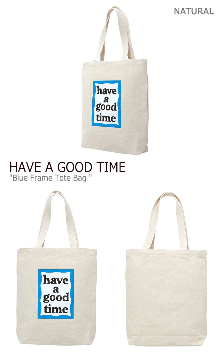 ハブアグットタイム エコバッグ Have A Good Time Blue Frame Totebag ブルー フレーム トートバッグ 全3色 Flgdaa1b21 2 Cnba9fr18bk T1 Hgt18fwttb11 2 バッグ バッグ A Labs ファッション シューズ
