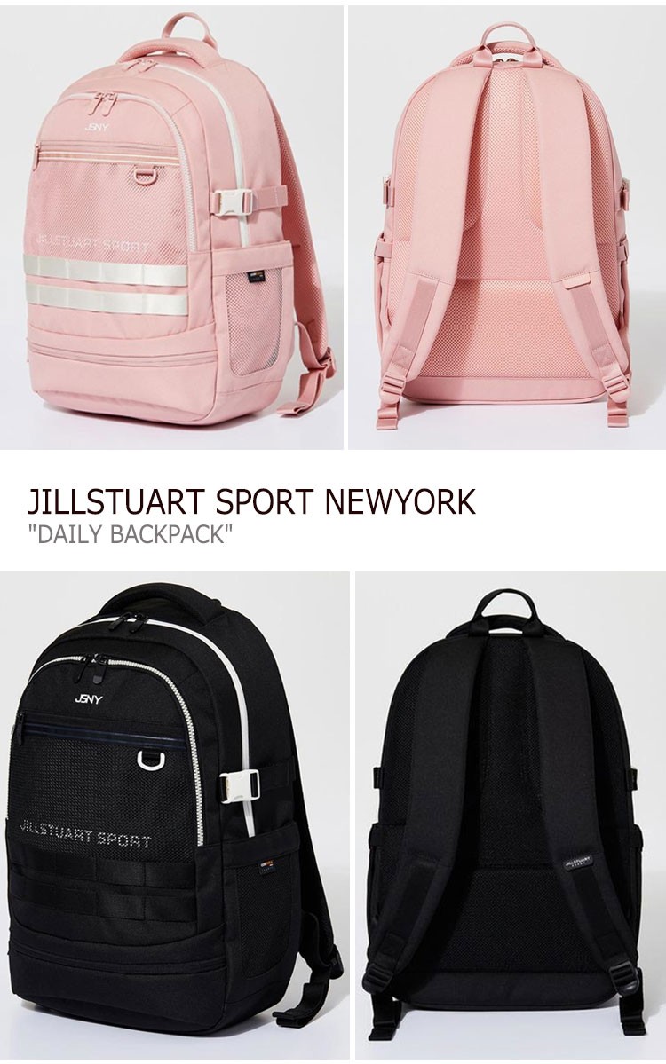 ジルスチュアート スポーツ ニューヨーク リュック Jillstuart Sport Newyork Daily Backpack デイリー バックパック Black Pink Jeba9e155p4 Bk バッグ バッグ2 Jillstuart Sport A Labs ファッション シューズ