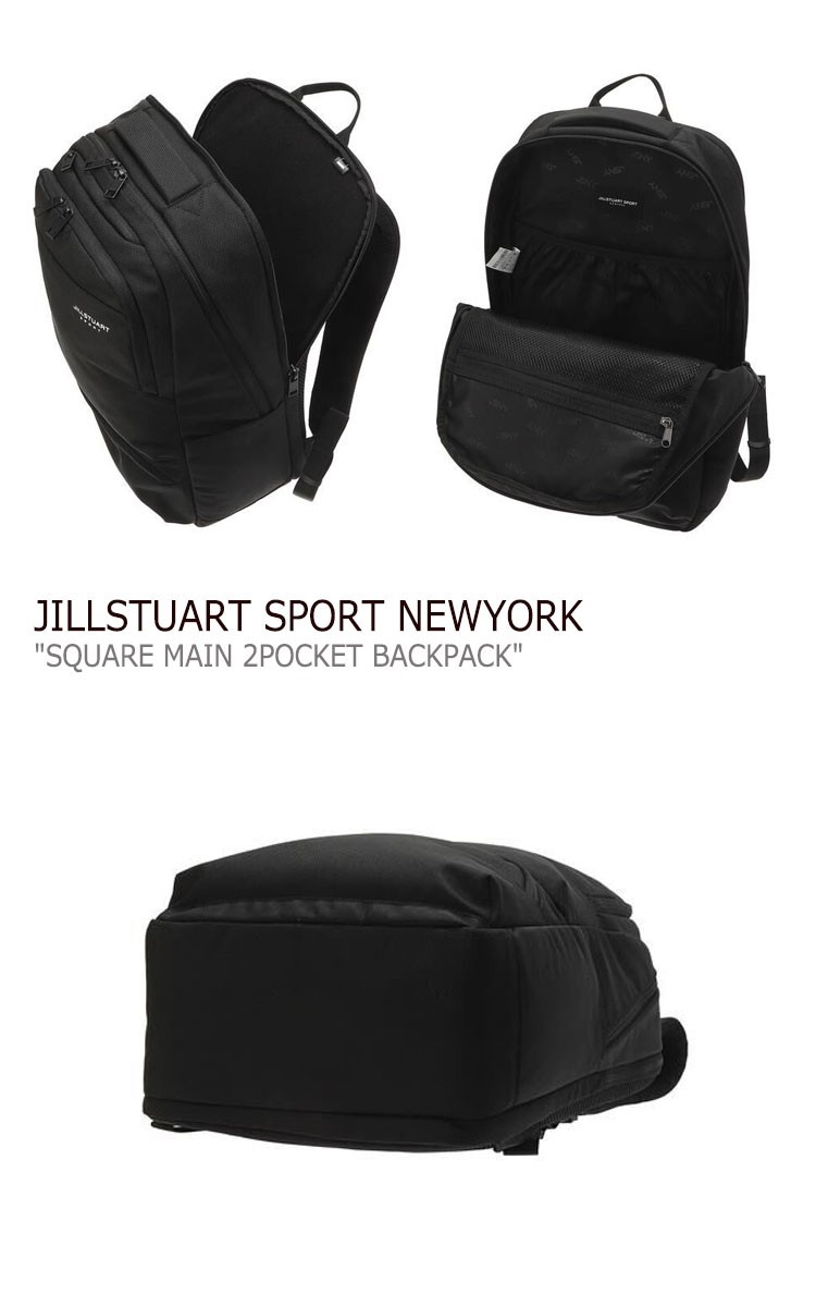 大切な新品登場 Jillstuart Newyork ジルスチュアート Square リュック スポーツ メイン Backpack 黒 メイン スクエア スクエア バックパック Jeba9e157bk Sport Main 2pocket 2ポケット 黒 バッグ Bg Js Jeba9e157 Upsuke