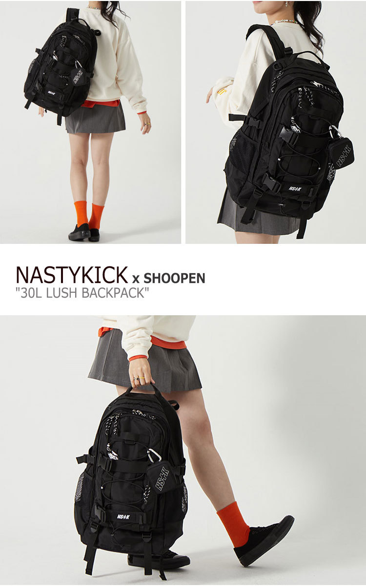 ネスティキック リュックサック NASTYKICK 正規販売店 SHOOPEN COLLABO 30L LUSH BACKPACK シューペン コラボ  30L ラッシュ バッグパック TPBK20W12 バッグ