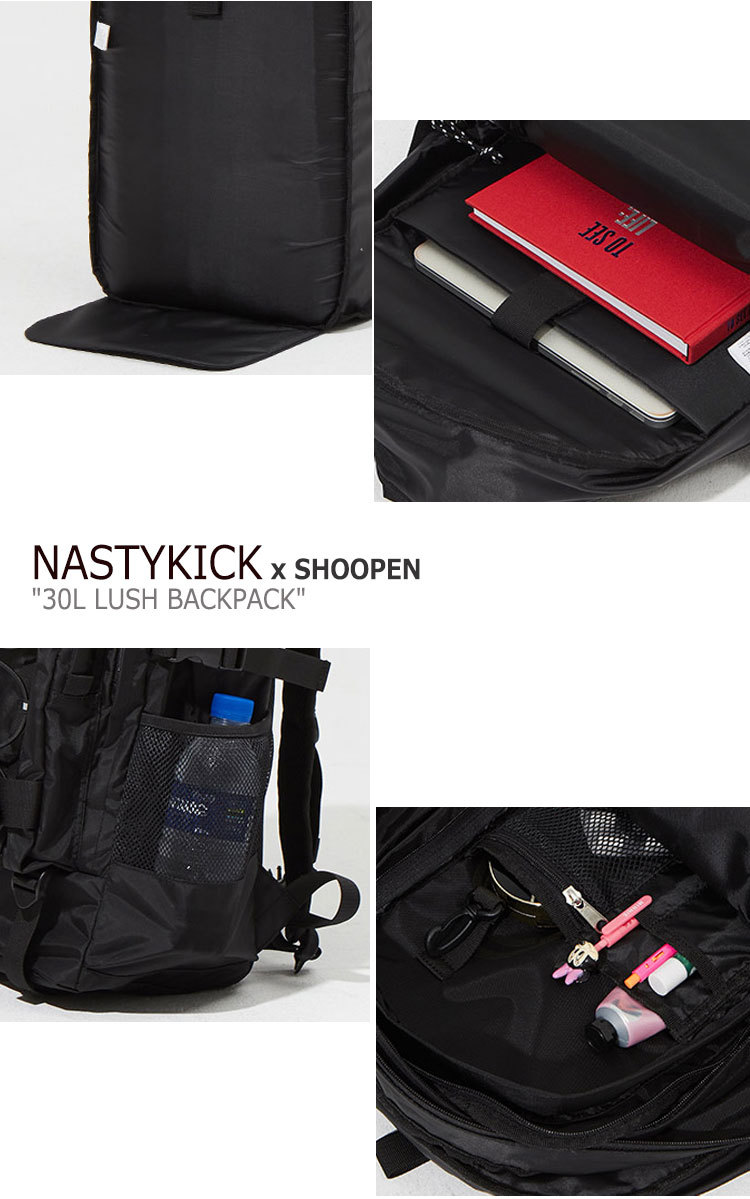 ネスティキック リュックサック NASTYKICK 正規販売店 SHOOPEN COLLABO 30L LUSH BACKPACK シューペン コラボ  30L ラッシュ バッグパック TPBK20W12 バッグ