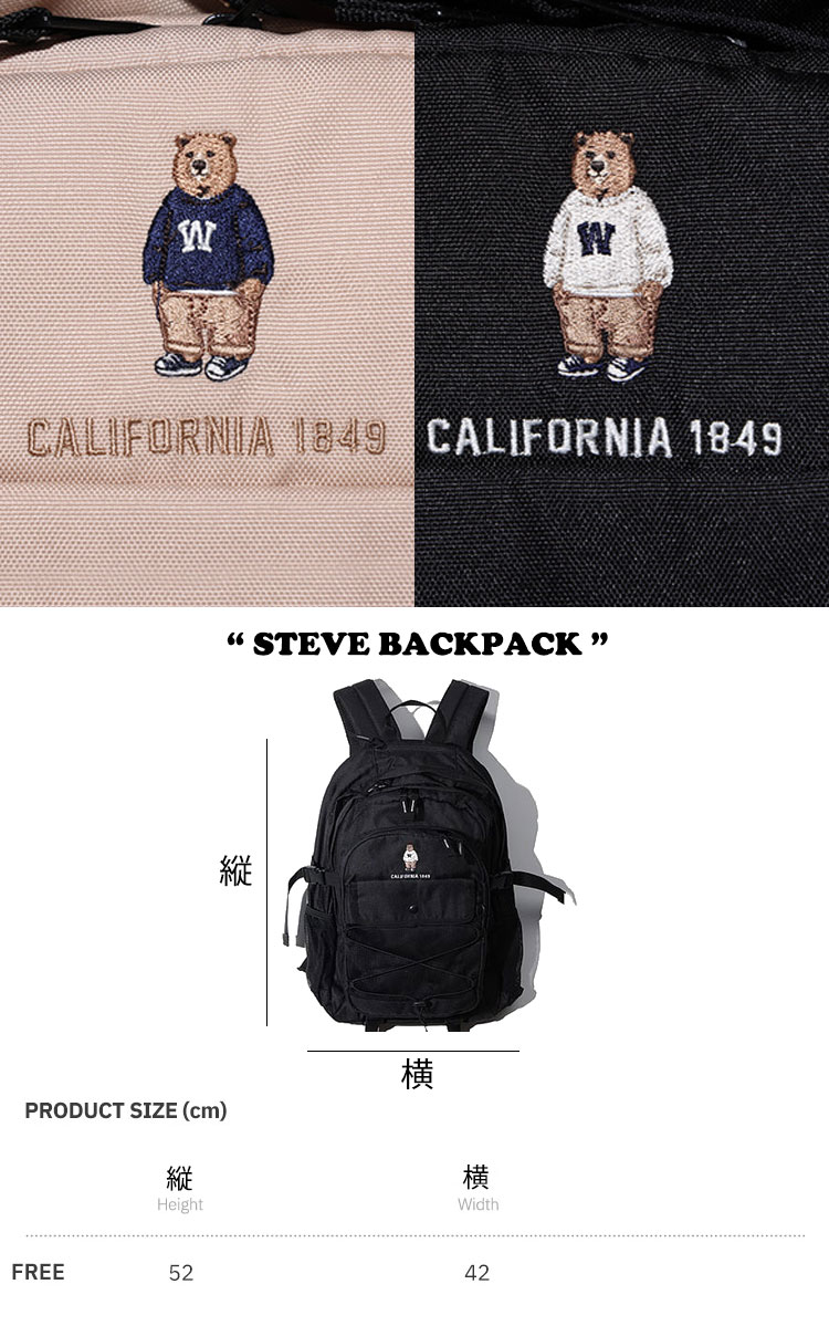 フーアーユー バッグパック WHO.A.U メンズ レディース STEVE BACKPACK