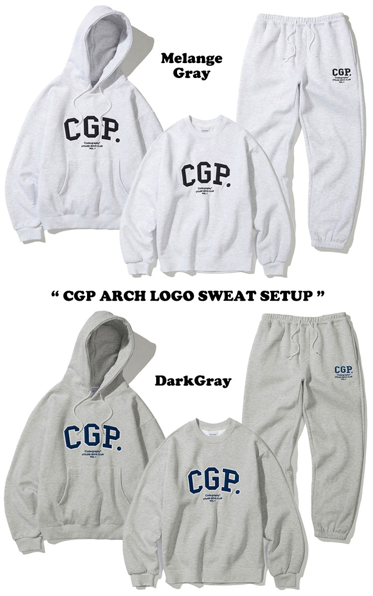 コードグラフィー セットアップ CODEGRAPHY CGP ARCH LOGO SWEAT SETUP