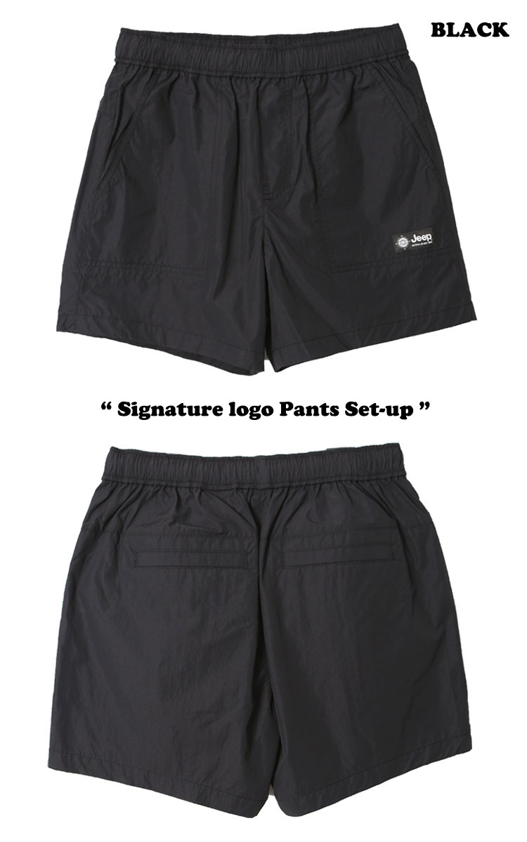 ジープ ハーフパンツ Jeep メンズ Signature logo Pants Set-up