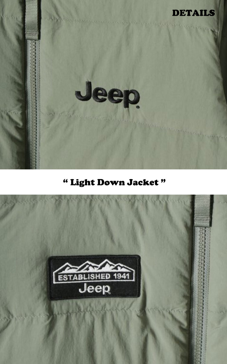 ジープ ダウン Jeep Light Down Jacket ライト ダウンジャケット 全4色
