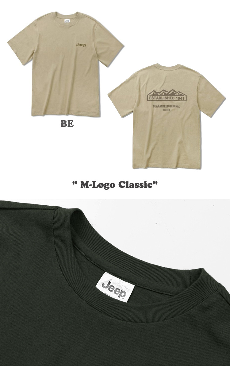 ジープ 半袖Ｔシャツ JEEP メンズ レディース M-Logo Classic エム