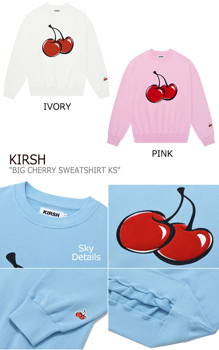 キルシー トレーナー KIRSH BIG CHERRY SWEATSHIRT KS ビッグ