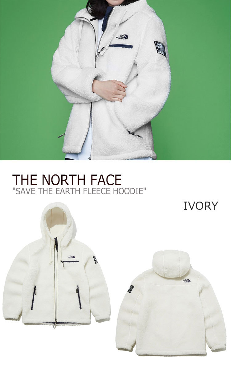 the north face save the earth fleece hoodie
