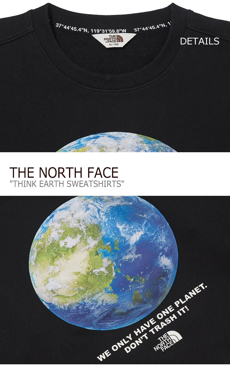 ノースフェイス トレーナー THE NORTH FACE THINK EARTH