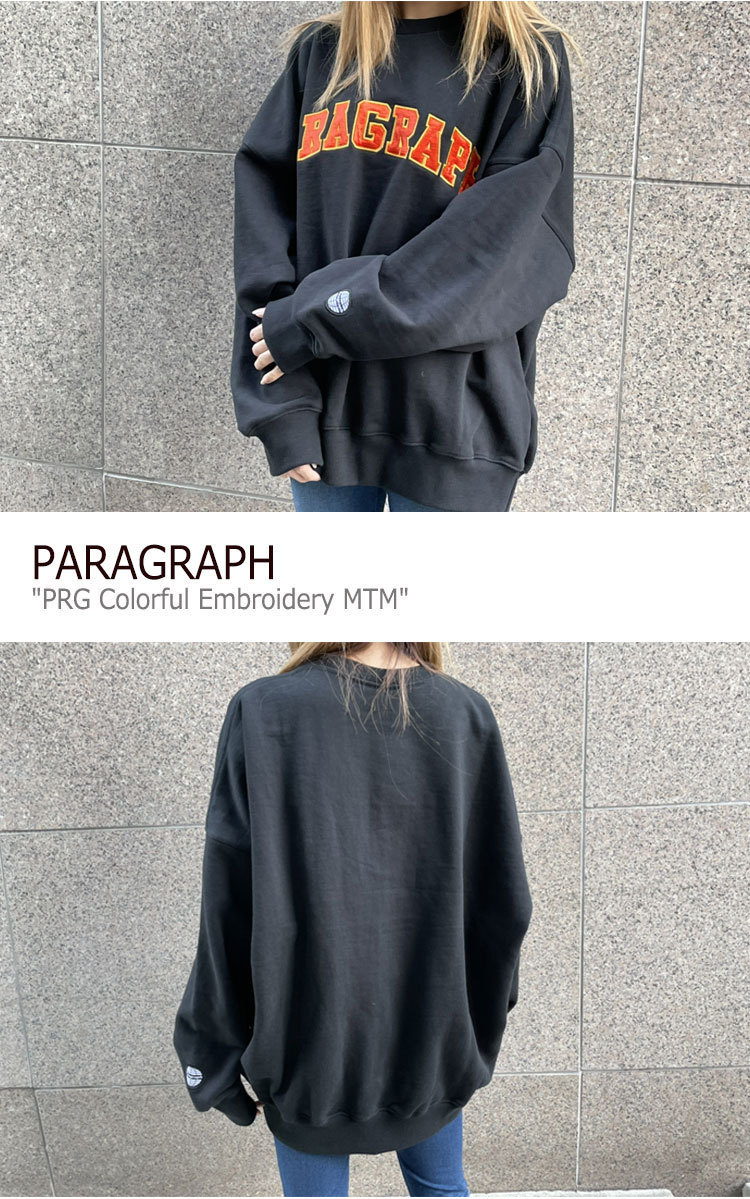 即納カラー有/国内販売】パラグラフ トレーナー PARAGRAPH PRG