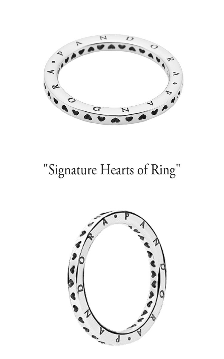 腕時計、アクセサリー レディースアクセサリー パンドラ リング 指輪 PANDORA レディース Signature Hearts of Ring シグネチャ ハーツ オブ リング SILVER  シルバー 海外アクセサリー 197133 ACC