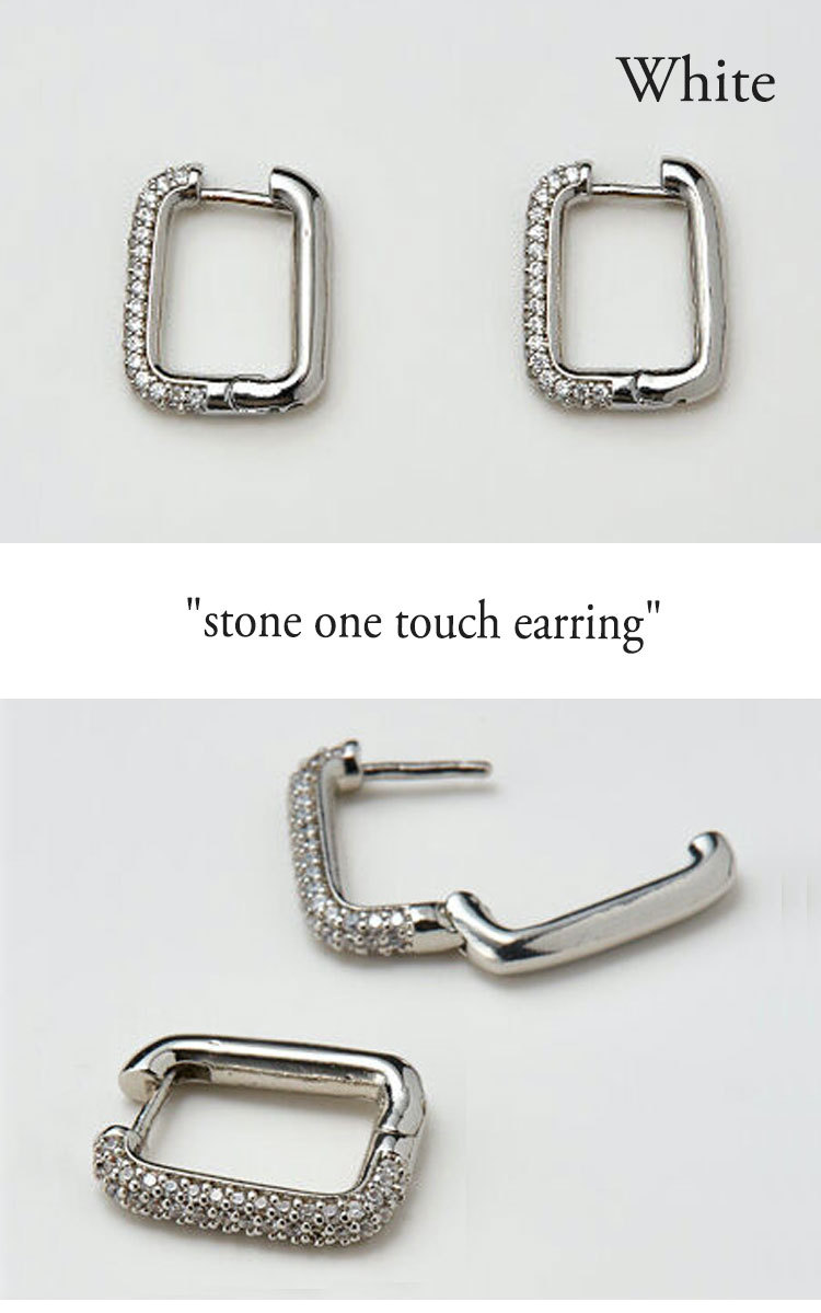 ヘイ ピアス Hei レディース stone one touch earring ストーン