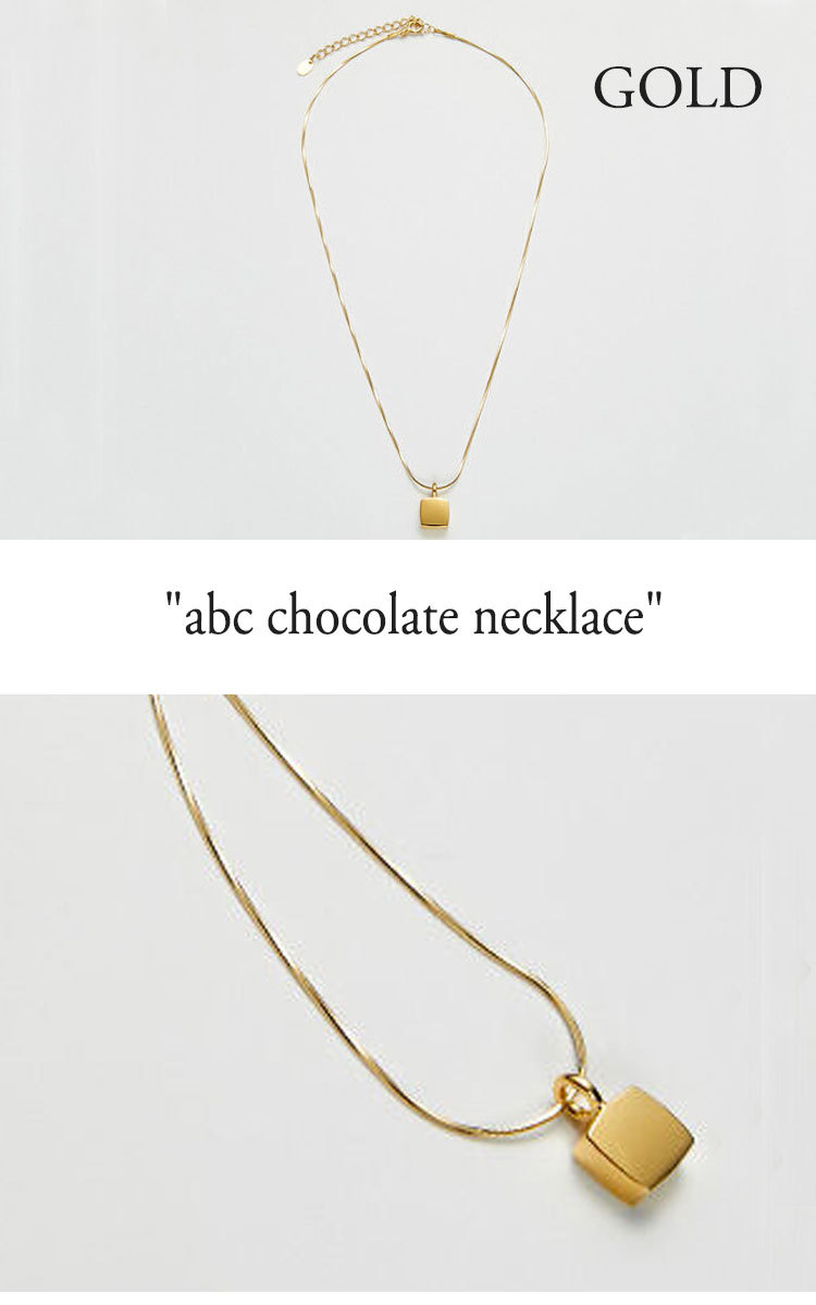 ヘイ ネックレス Hei レディース abc chocolate necklace エービーシー チョコレート GOLD ゴールド WHITE  ホワイト 韓国アクセサリー 1211552 ACC : ojw-hi21-1211552 : 1WEEK - 通販 - Yahoo!ショッピング