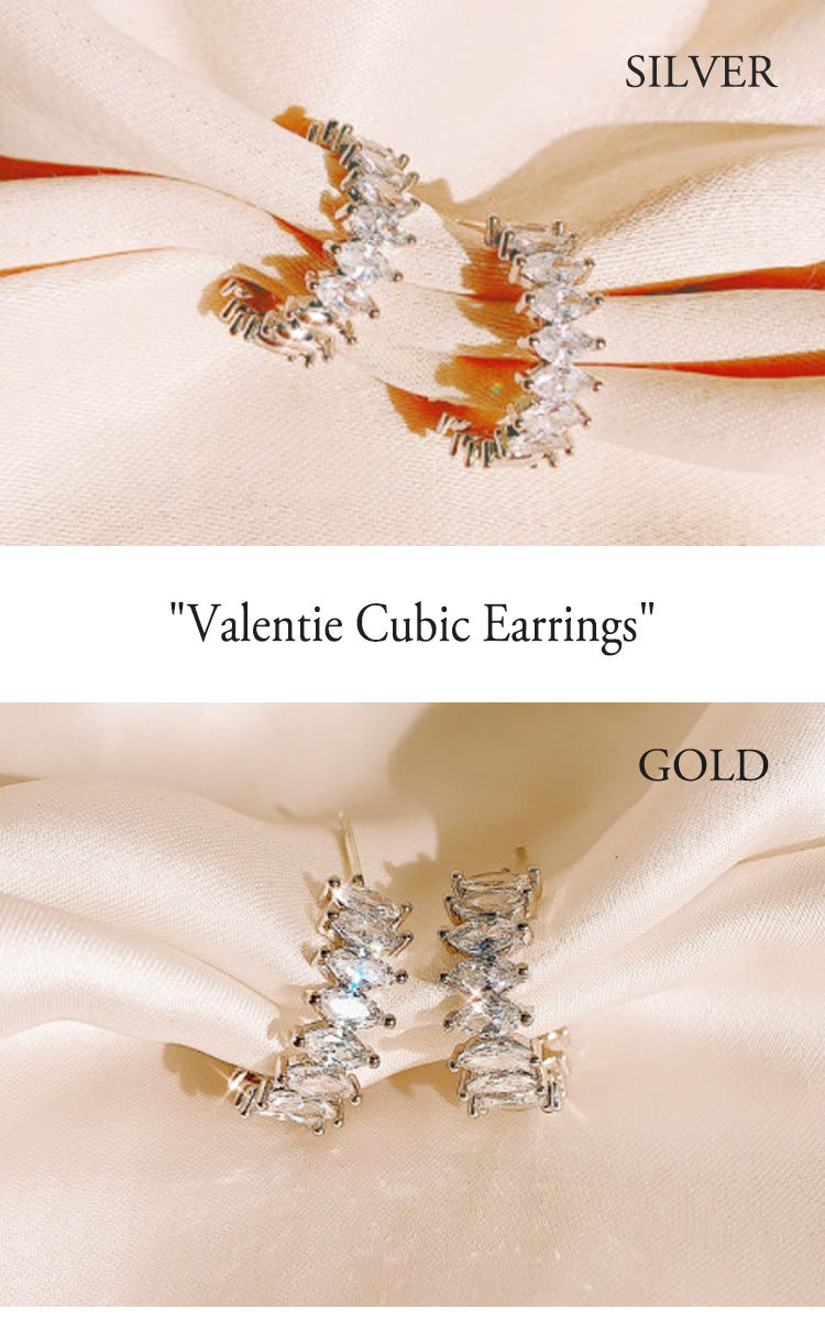 ジャストラバー ピアス justLoveR. Valentie Cubic Earrings バレン 