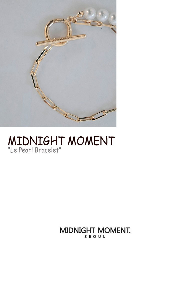 ミッドナイト モーメント ブレスレット MIDNIGHT MOMENT レディース Le Pearl Bracelet ラ パール ブレスレット  GOLD ゴールド 韓国アクセサリー 301042566 ACC