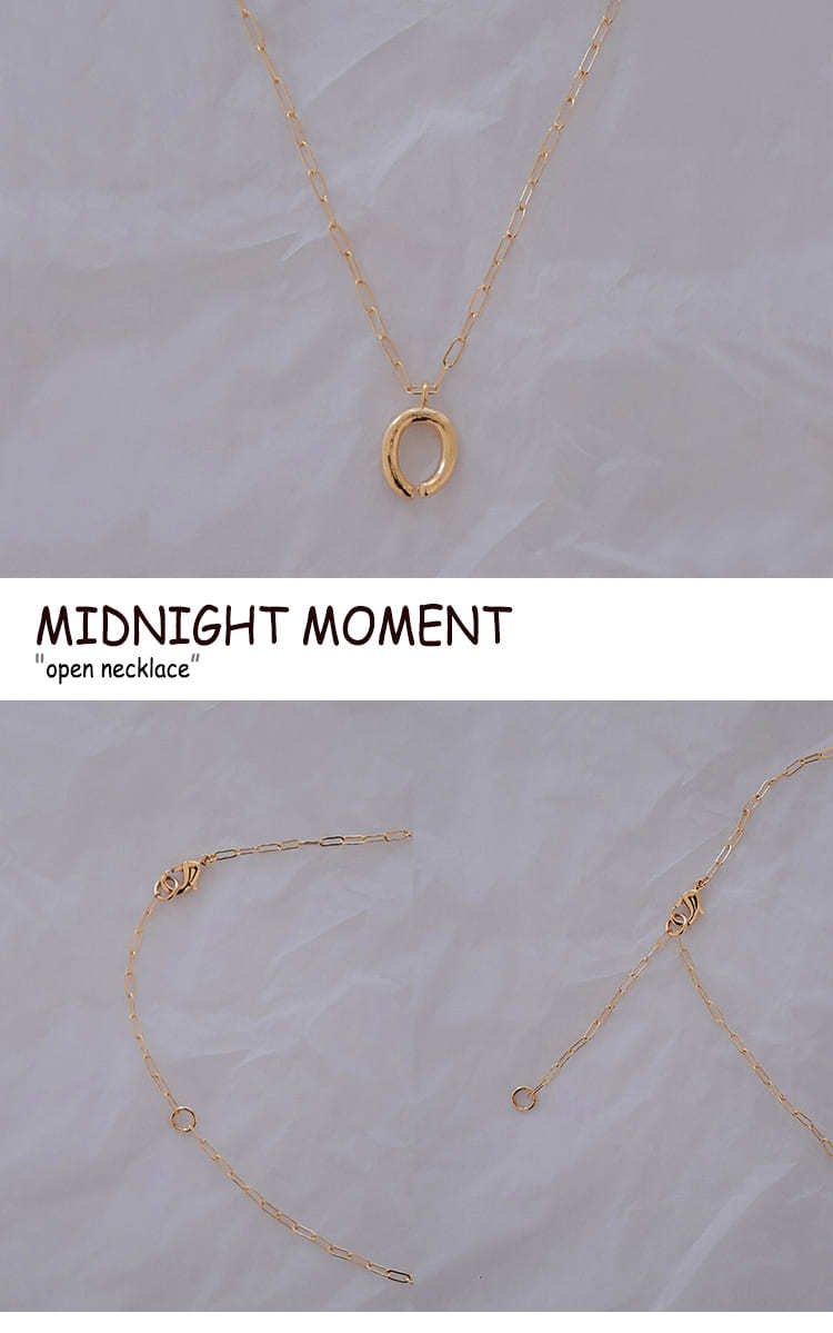 ミッドナイト モーメント ネックレス MIDNIGHT MOMENT open necklace オープン ネックレス GOLD 韓国アクセサリー  301042593 ACC