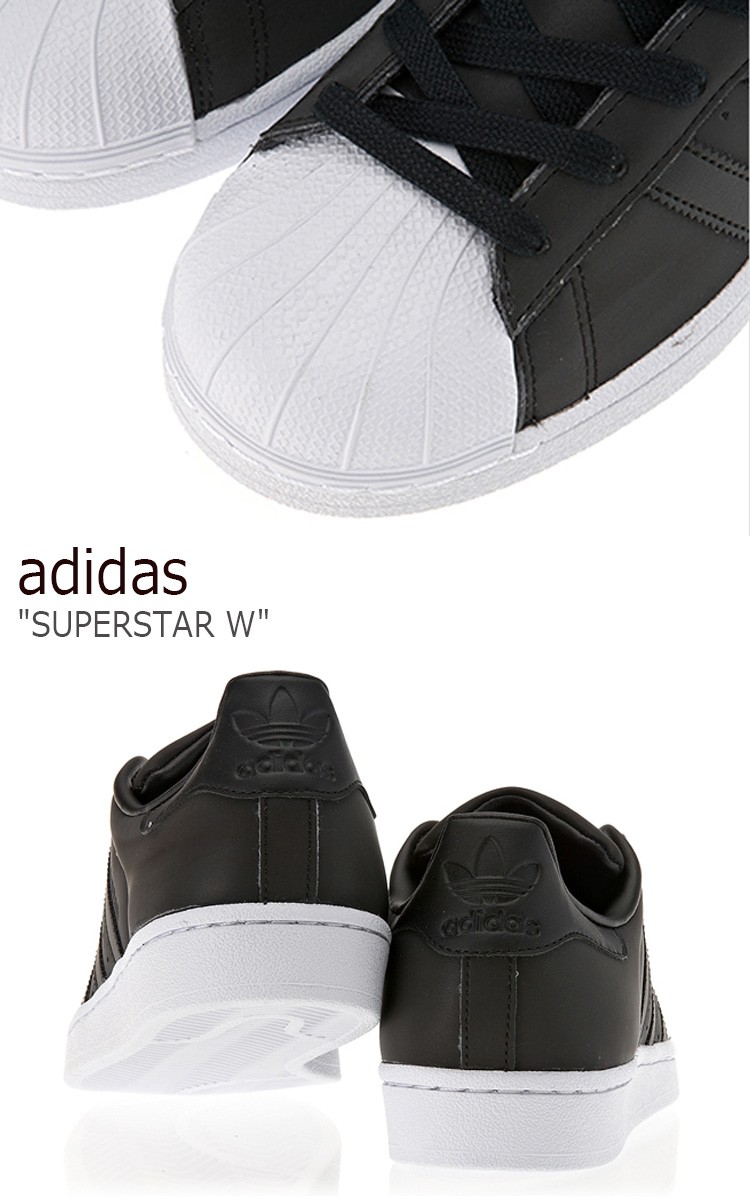 adidas superstar w black