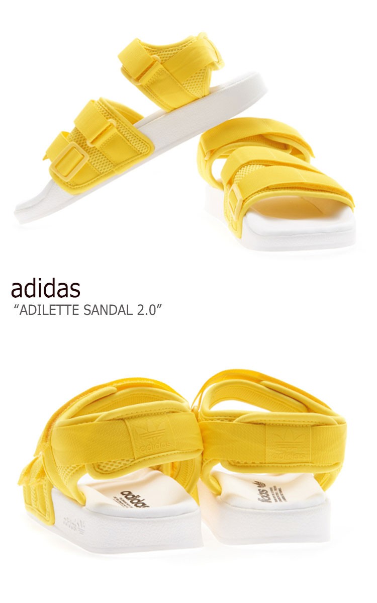 adidas adilette yellow