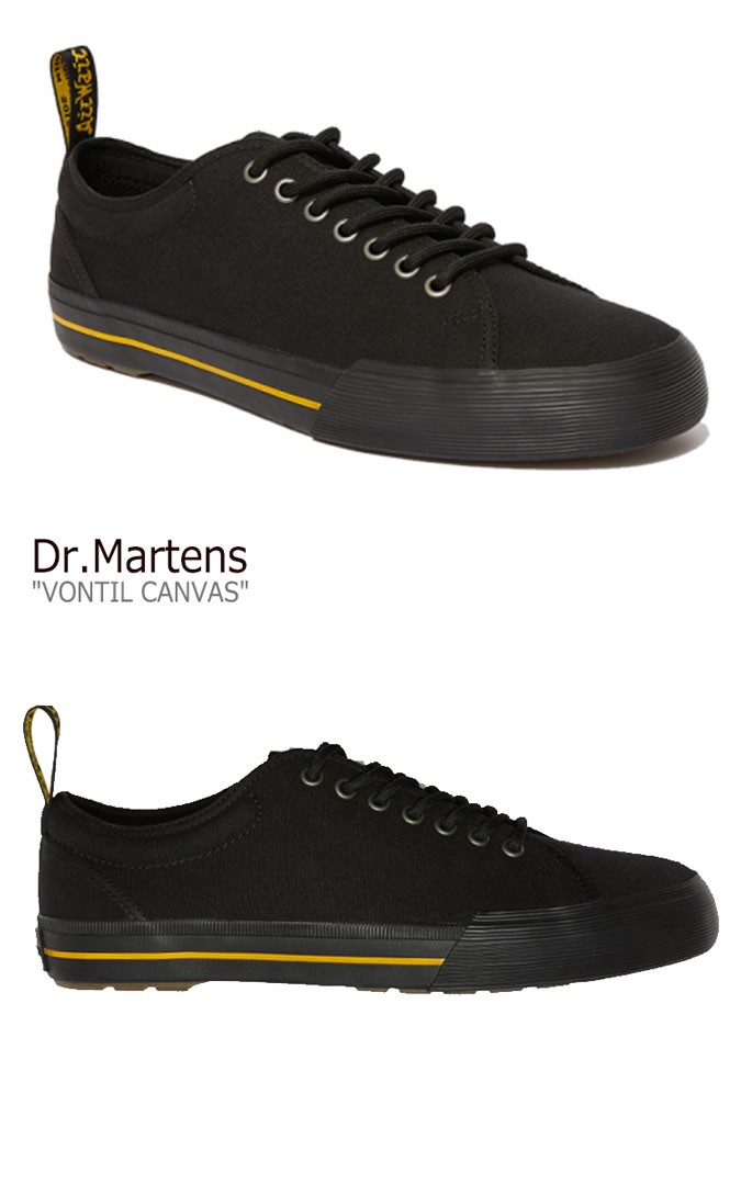 ドクターマーチン スニーカー Dr Martens メンズ Vontil Canvas キャンバス Black ブラック シューズ Sn Dm Select Option Yahoo 店 通販 Yahoo ショッピング