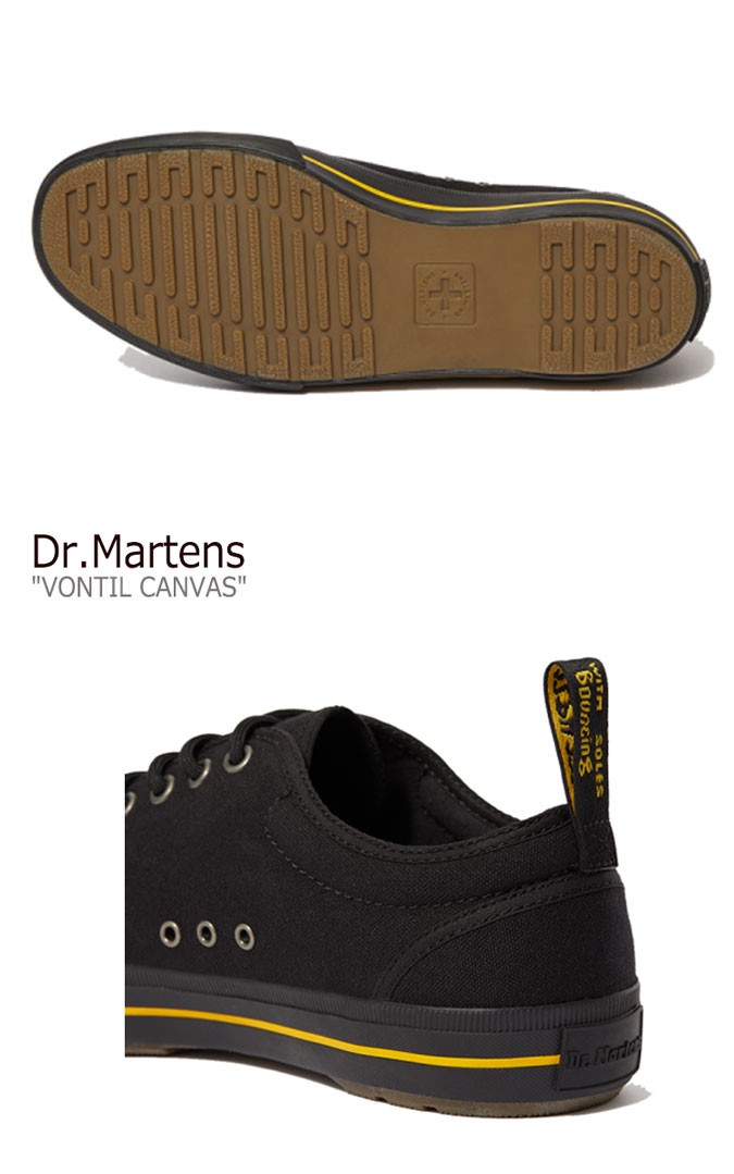 ドクターマーチン スニーカー Dr Martens メンズ Vontil Canvas キャンバス Black ブラック シューズ Sn Dm Select Option Yahoo 店 通販 Yahoo ショッピング
