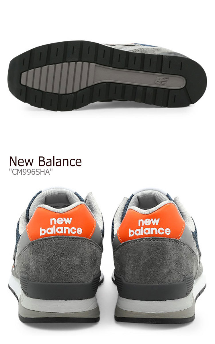 ニューバランス スニーカー New Balance メンズ レディース CM 996 SHA GREY グレー ORANGE オレンジ CM996SHA  シューズ | シューズ,New Balance | a-Lab.Fashion＆Shoes