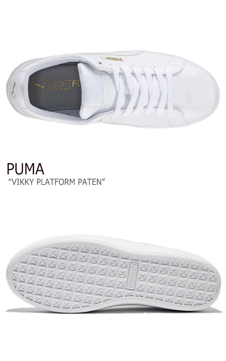 puma vikky platform gold