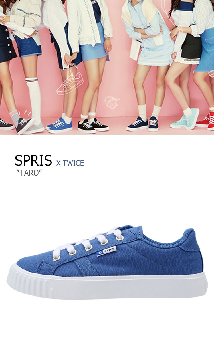 スプリス Twice スニーカー Spris レディース トゥワイス タロ Twice Taro Blue ブルー Fscng3u54b9 シューズ Sn Sr Twtrbl Select Option Yahoo 店 通販 Yahoo ショッピング