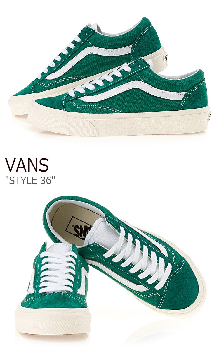 vans style 36 retro sport cadmium green