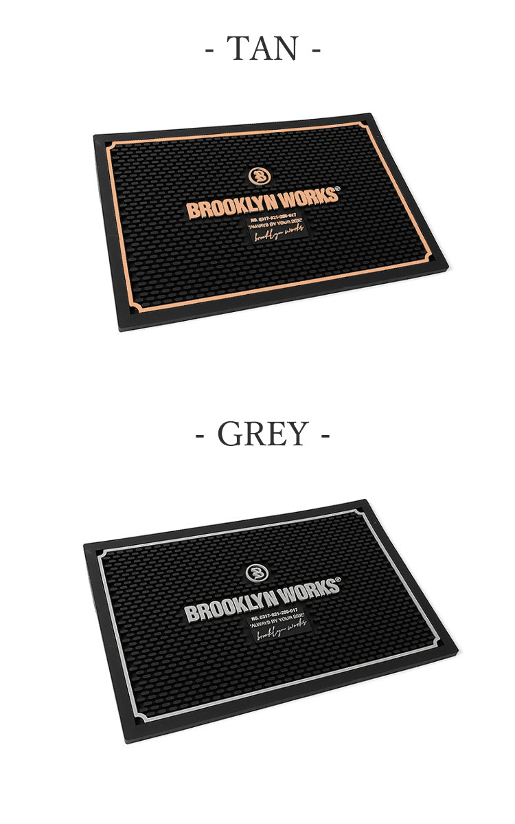 ブルックリン ワークス バーマット 大きめ BAR MAT LARGE BROOKLYN