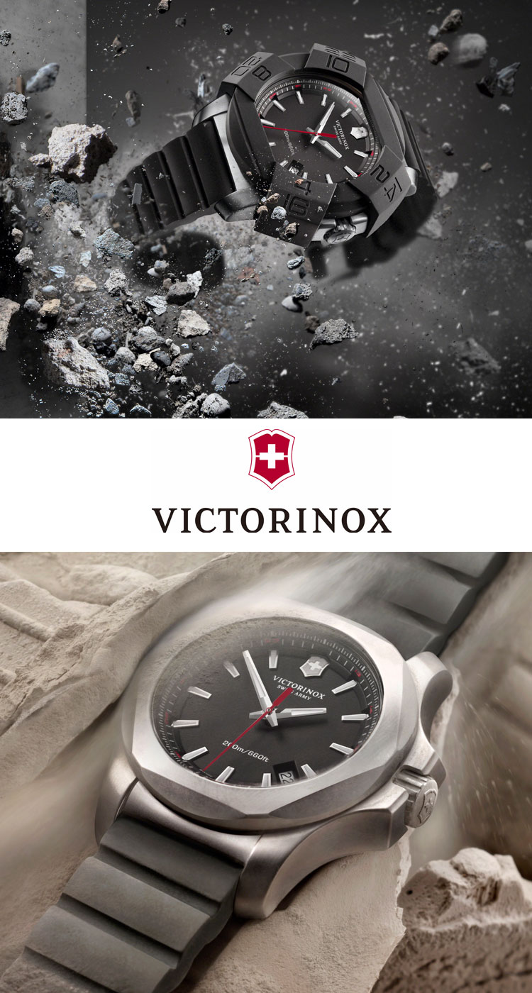 ビクトリノックス 時計 腕時計 防水 メンズ VICTORINOX I.N.O.X. イノックス 正規品 ウォッチ ラバー ベルト バンド スイス  アウトドア キャンプ 241682.1 OTTD