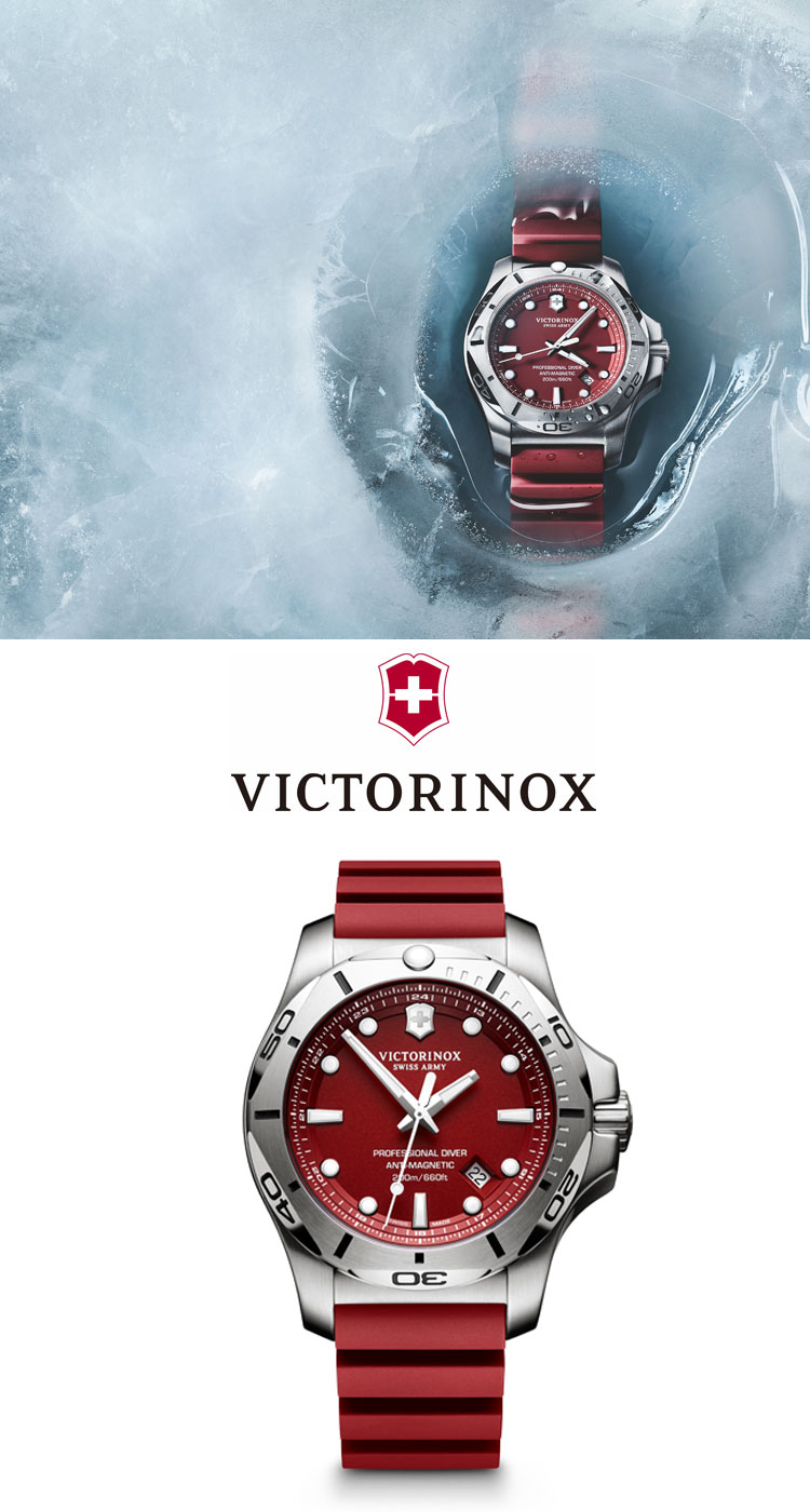 ビクトリノックス 時計 腕時計 防水 メンズ イノックス プロフェッショナルダイバー VICTORINOX I.N.O.X. 正規品 ウォッチ ラバー  ベルト 241736 OTTD