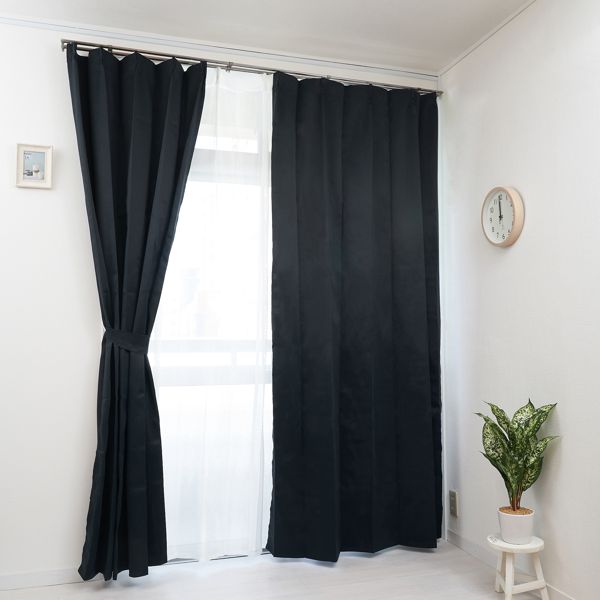 カーテン おしゃれ 安い 遮光 ４枚組 北欧 幅100cm 丈135 178 200cm 送料無料 | curtain-fabfun | 01