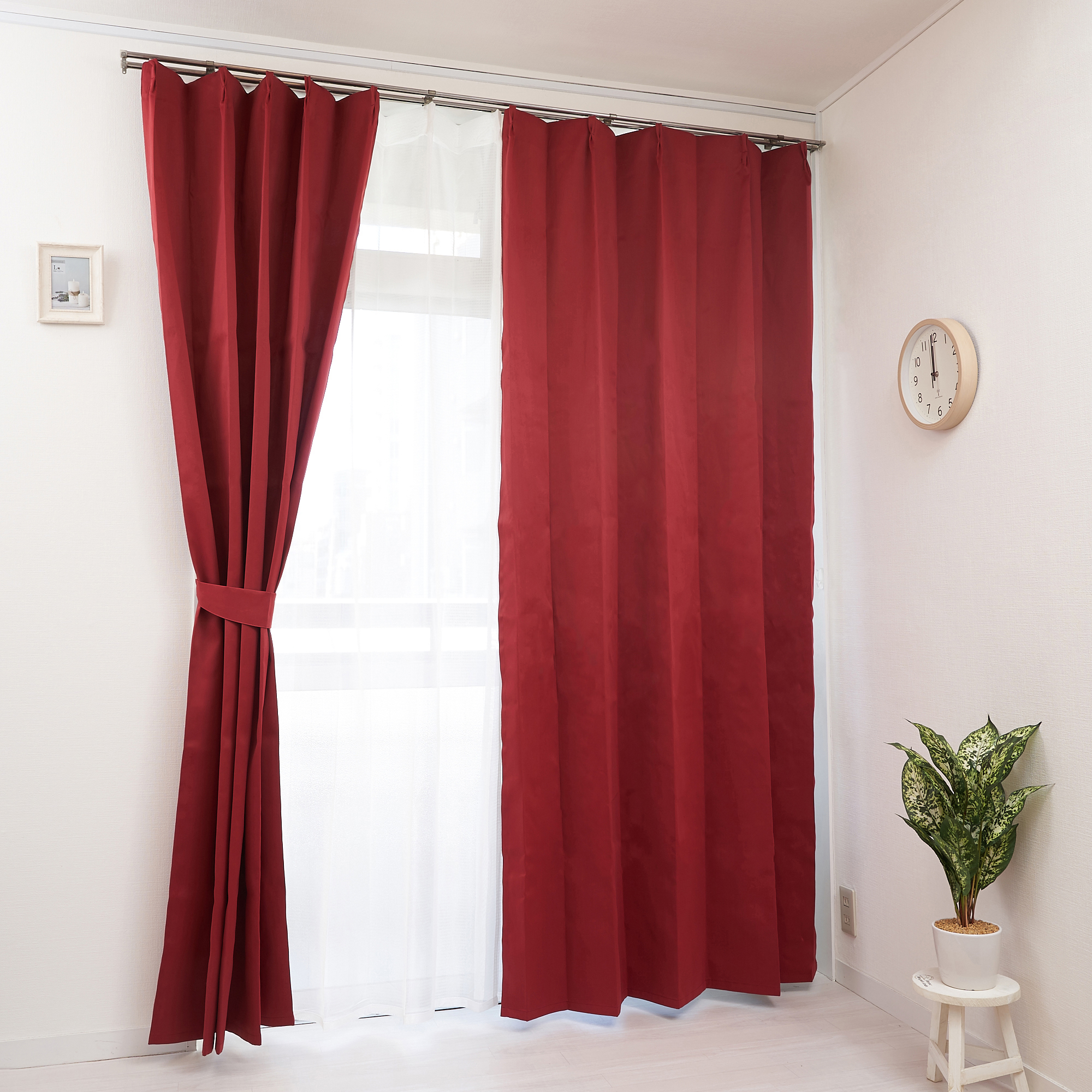 カーテン おしゃれ 安い 遮光 ４枚組 北欧 幅100cm 丈135 178 200cm 送料無料 | curtain-fabfun | 09
