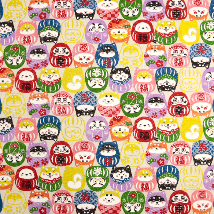 生地 布地 布 無料レシピ有 わんこだ和 スケア生地 再入荷6回目 柴犬