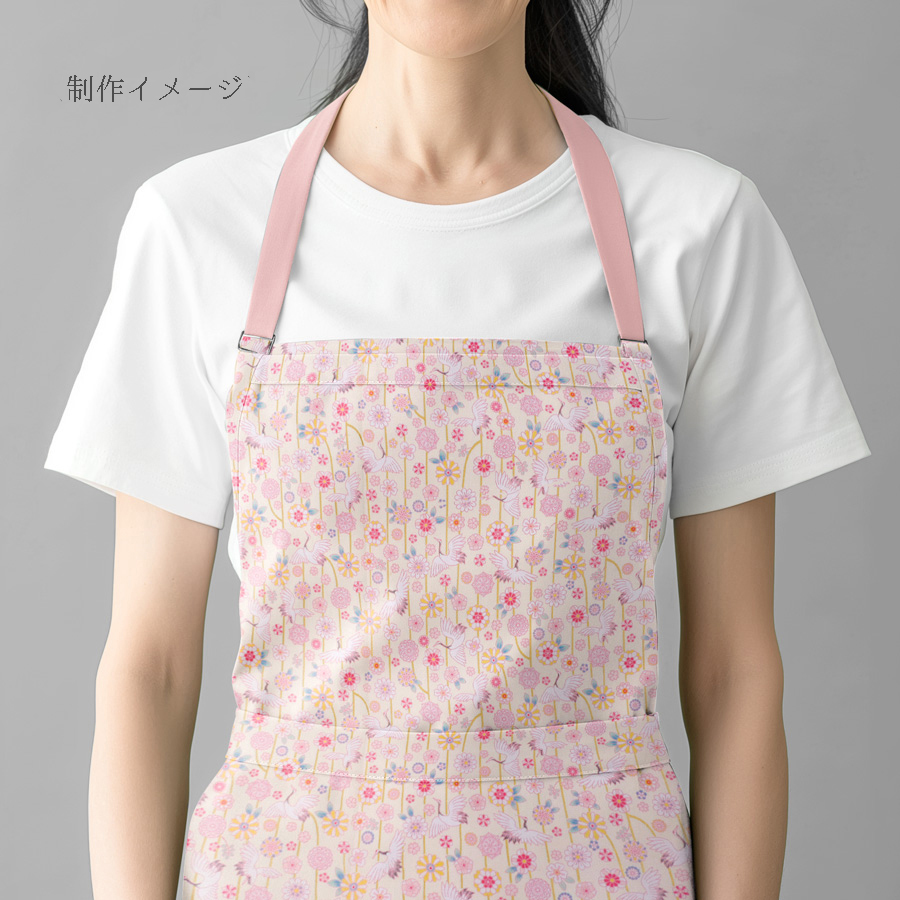 和柄コットン生地 鶴のつるし飾り(アイボリー) 10cm単位 切り売り |  | 05