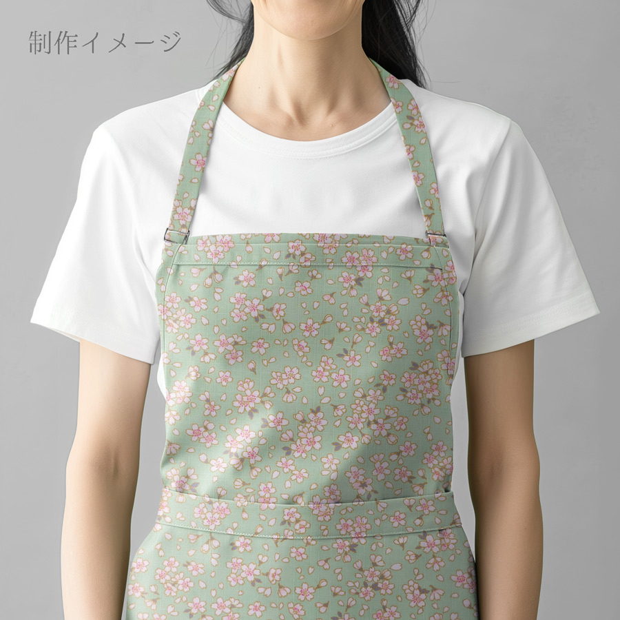 和柄コットン生地 小桜ちらし(淡若草) 10c...の詳細画像5