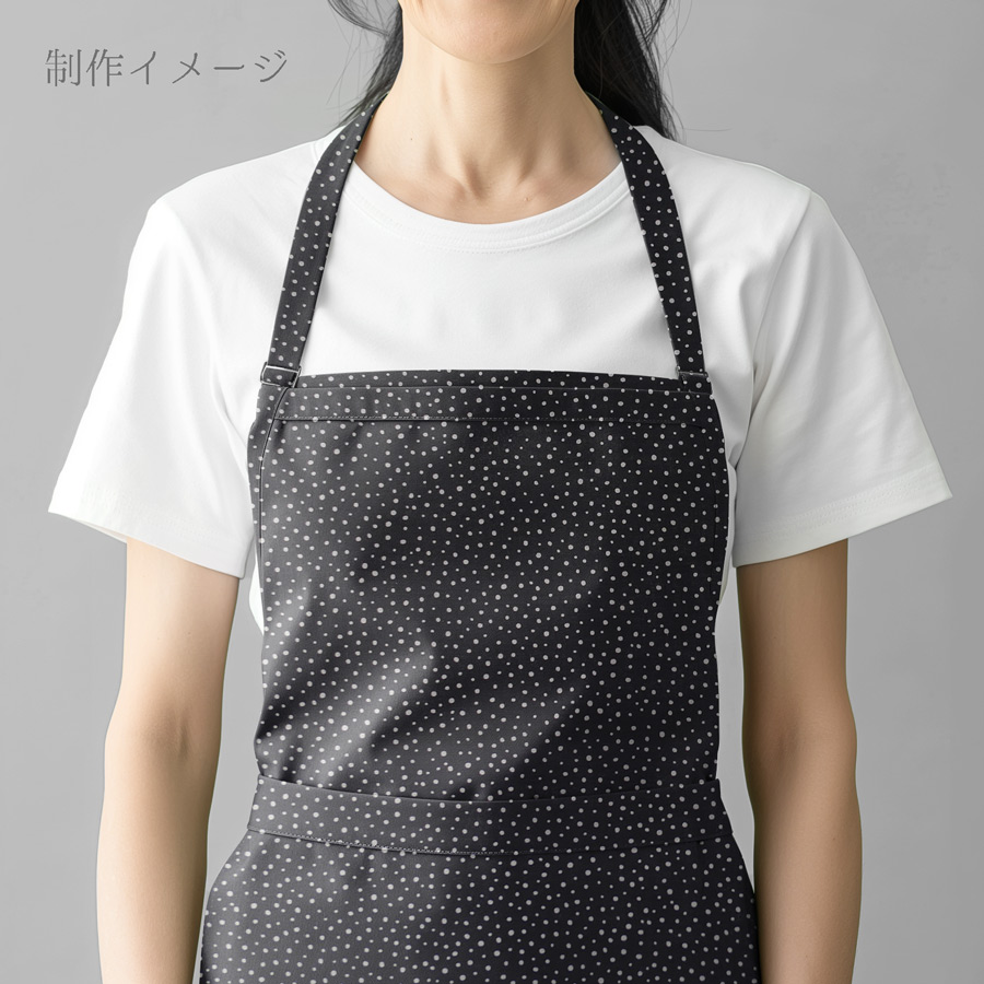 綿ローン生地 ランダムドット柄(黒) 10cm単位 切り売り |  | 06
