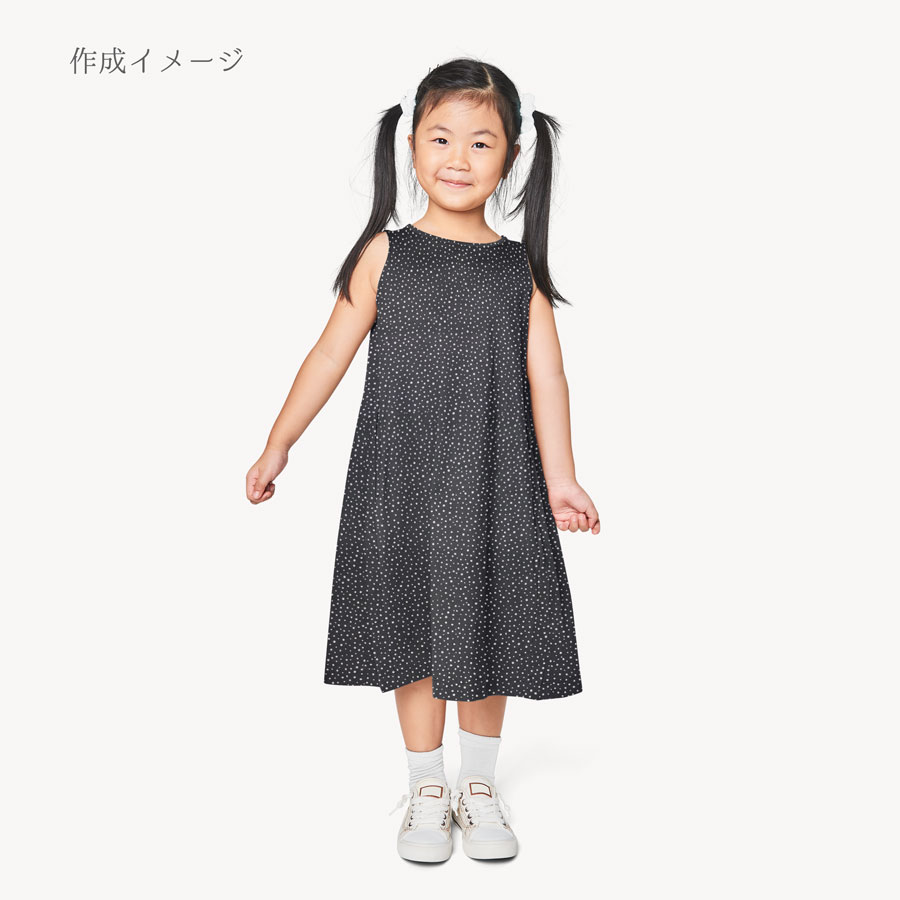 綿ローン生地 ランダムドット柄(黒) 10cm単位 切り売り |  | 08