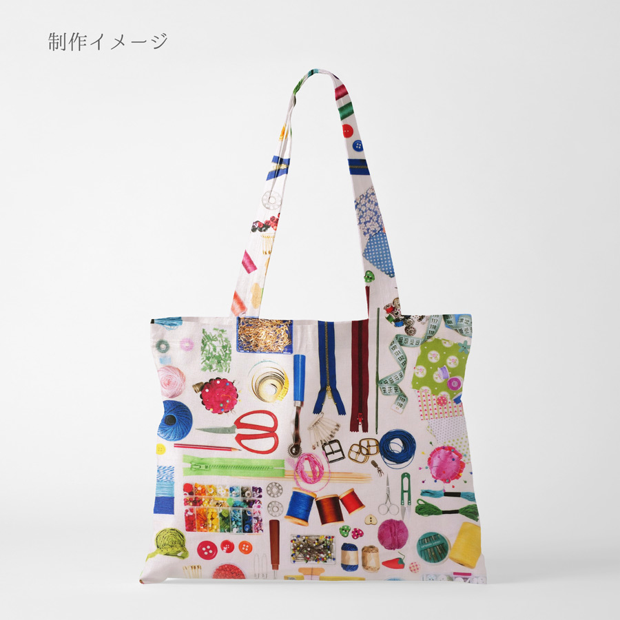 コットン生地 お裁縫道具コレクション 10cm単位 切り売り |  | 07